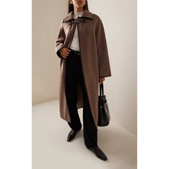 Toteme Double-Clasp Wool Coat - EU 34 - Picture 2 of 5